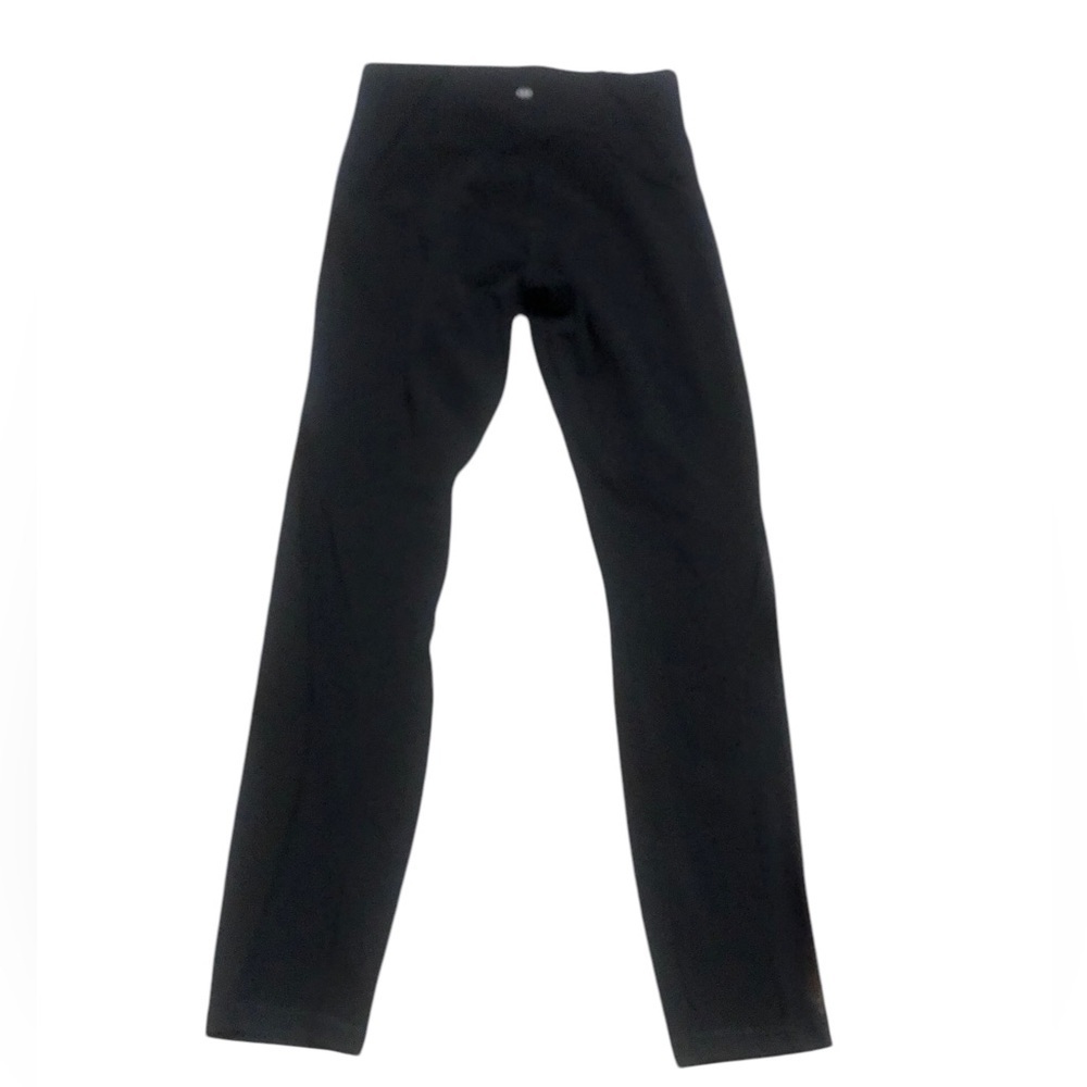 Lululemon Black mesh leggings inseam 25 inch